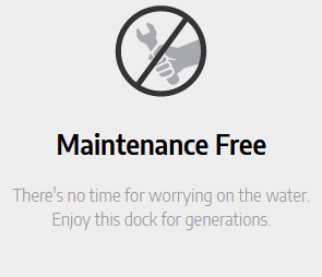 Sunrise Docks sells maintenance free CanadaDocks